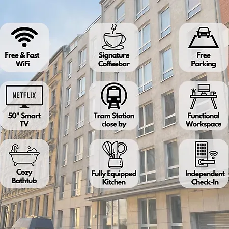 Design Lilly - Kaffeebar, Balkon, Zentral Лейпциг